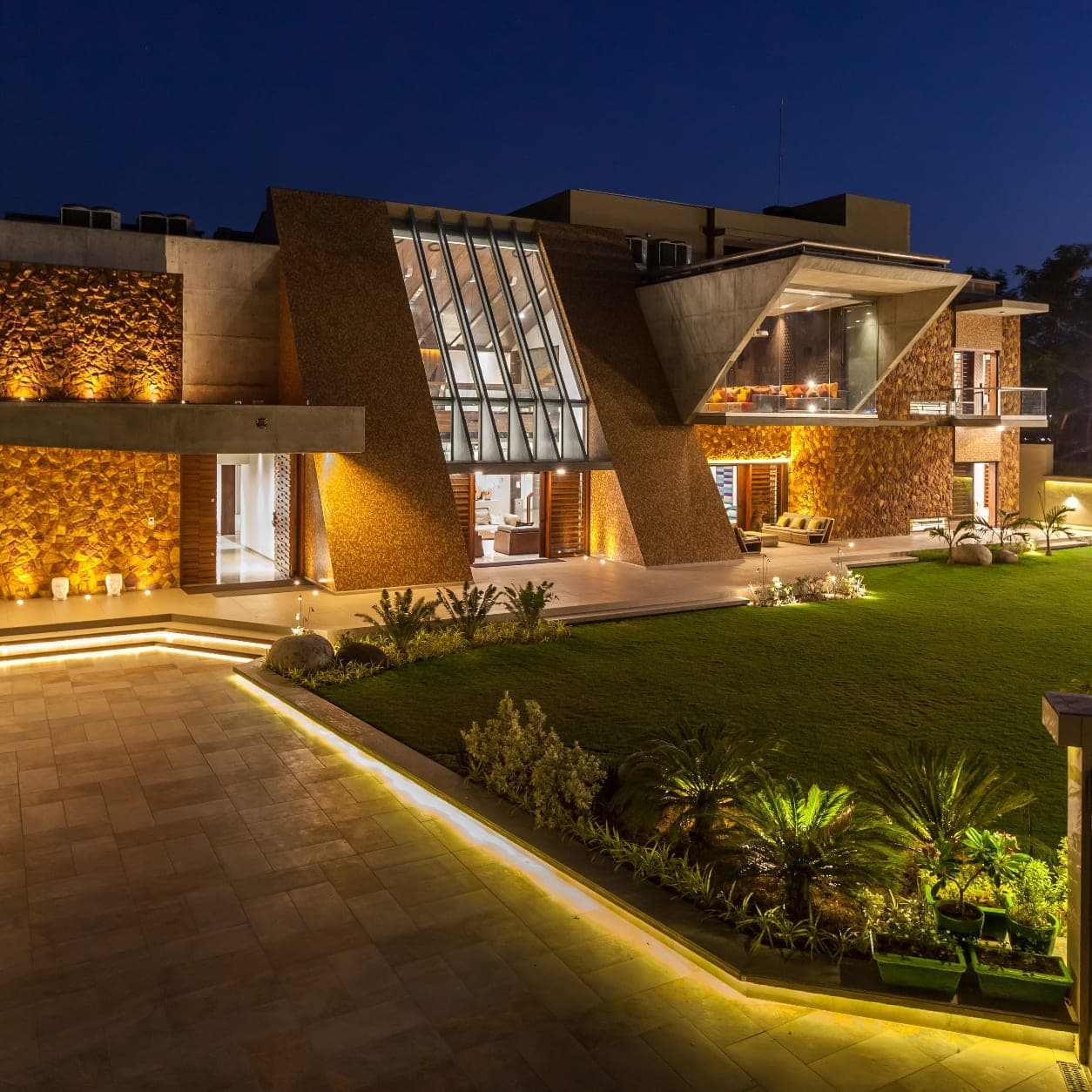 Kameshwar Jyot — exterior dusk 06