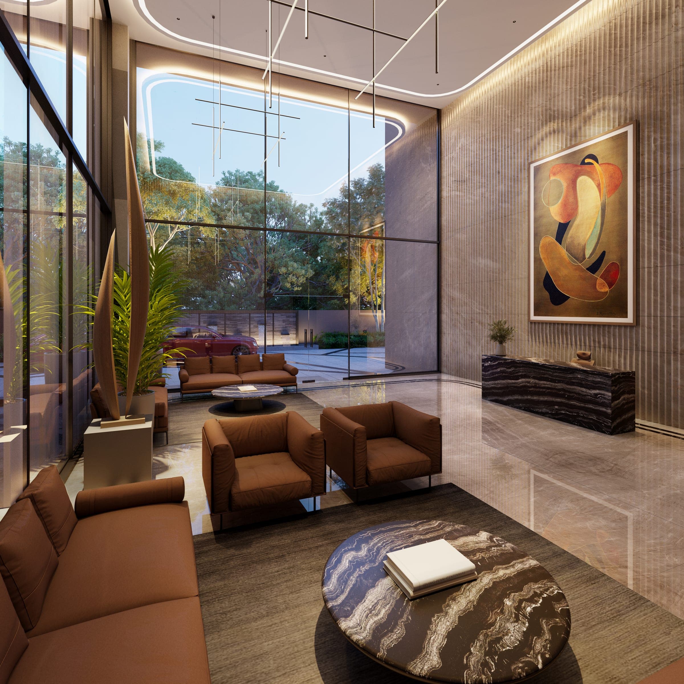 Swarnim Greens — interior dusk 01