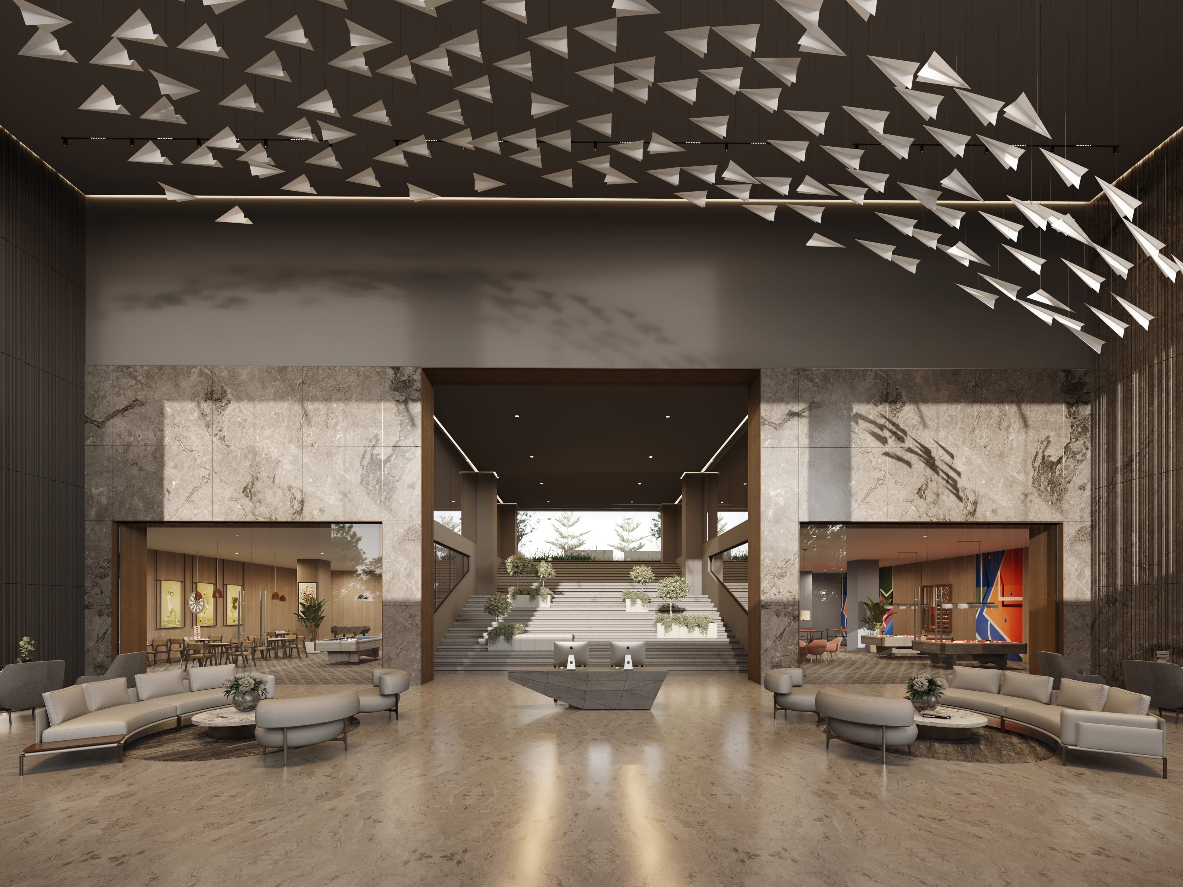 Ahmedabad Institutional Project — prjia06 foyer day 01