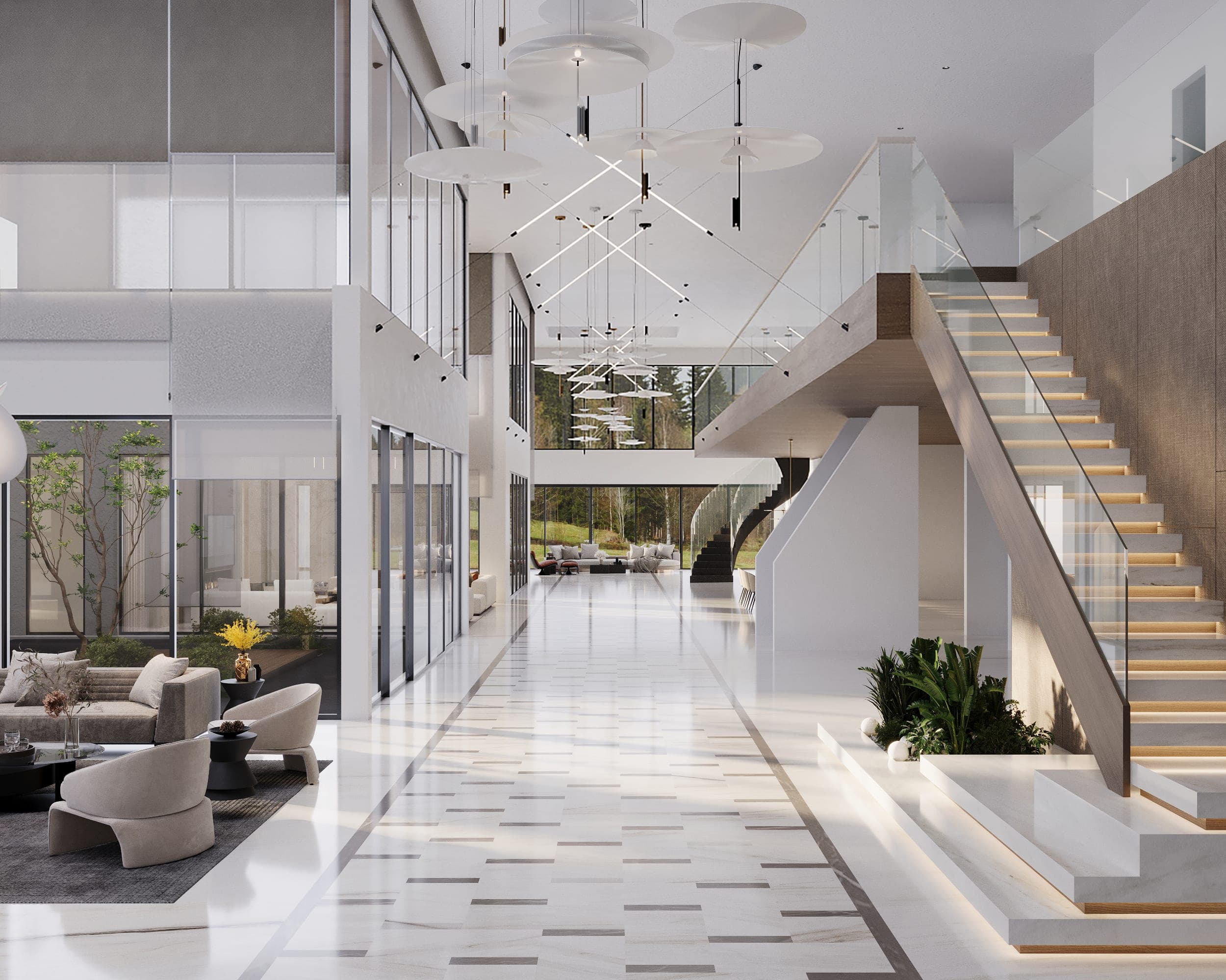 James Residence — prjud04 interior foyer 01